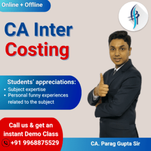 CA Inter Costing by CA Parag Gupta sir